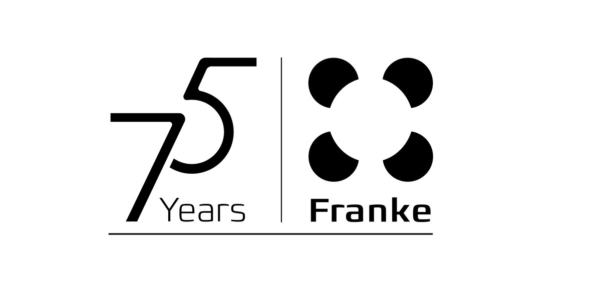 75 years of Franke: Logo development - Franke GmbH