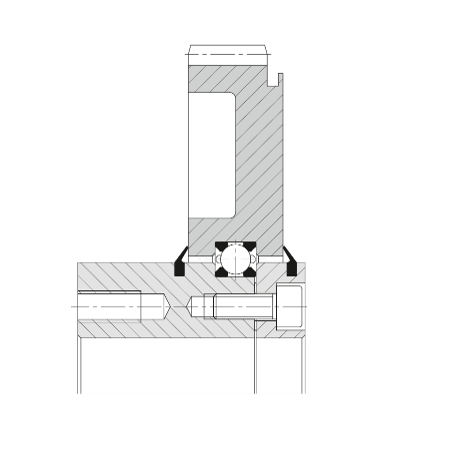 [Translate to Englisch:] Konstruktionsbeispiel Wälzlager im Volumentomograph