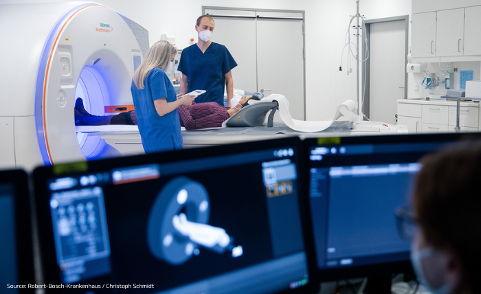 Computertomograph mit Franke Wälzlager