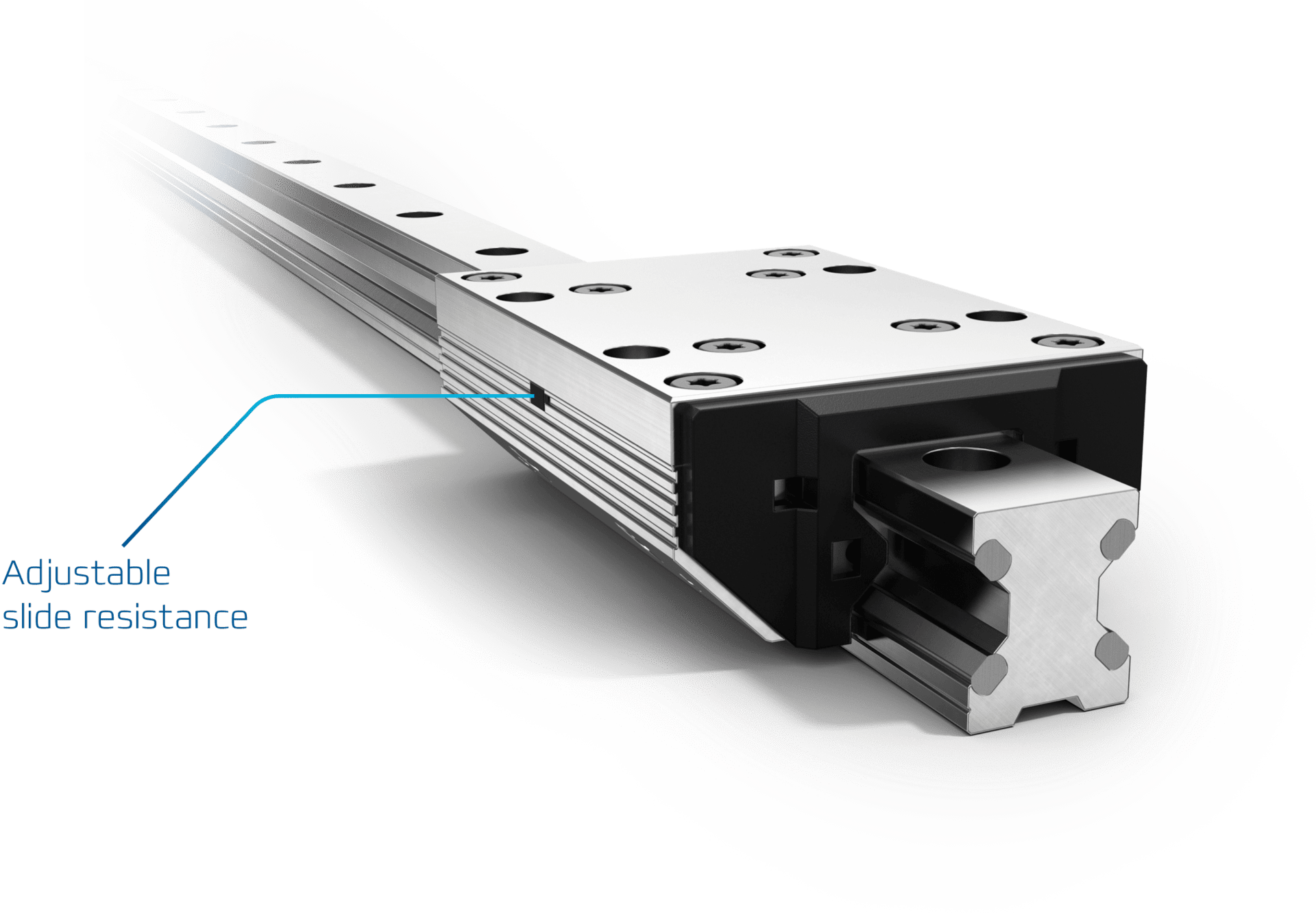 Schiebewiderstand Linearführungen