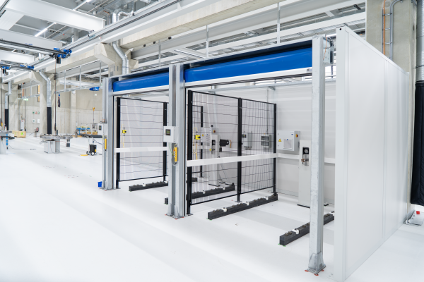 Test stand in Franke Plant 6