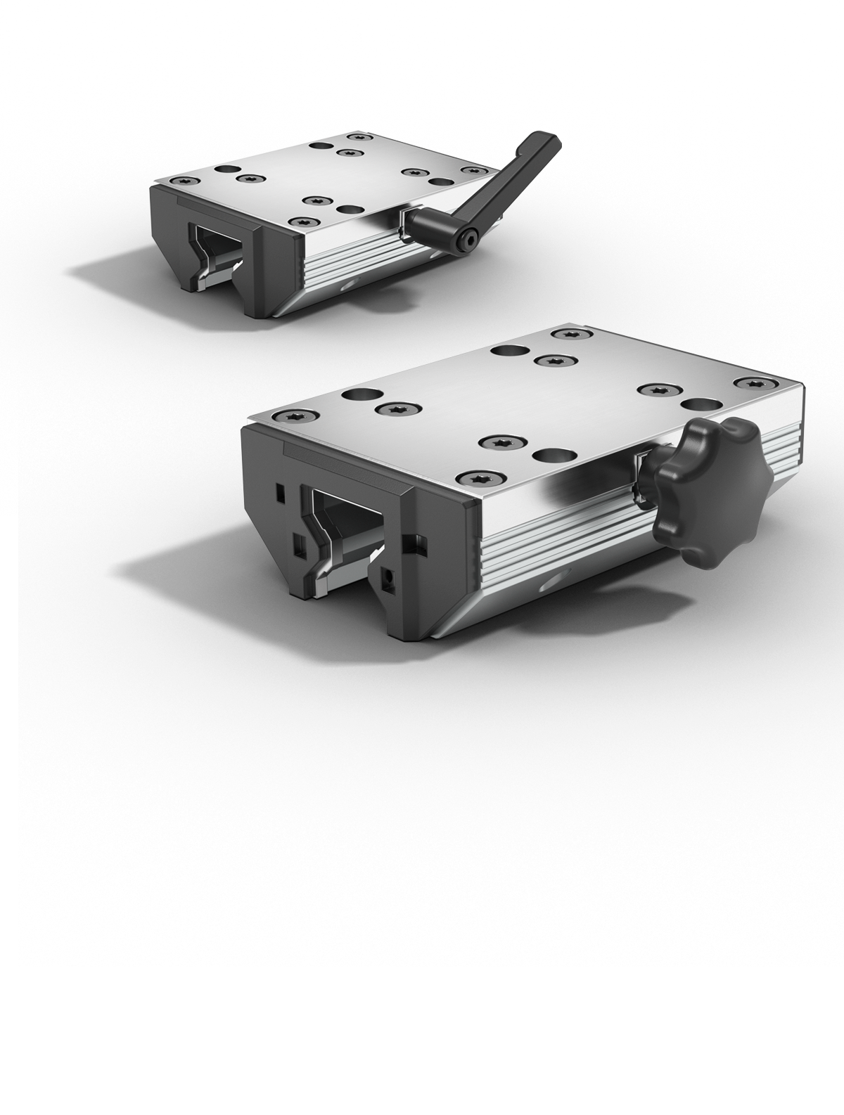 Cassettes with clamp lever or star grip